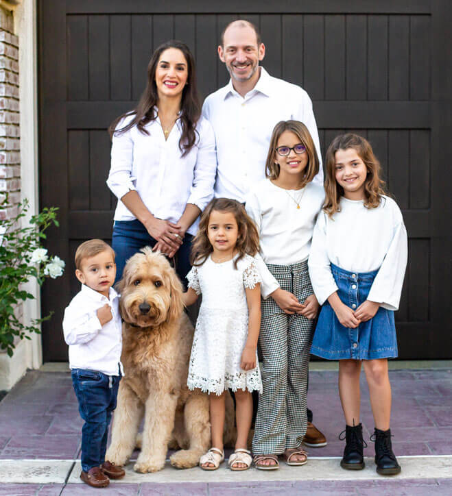 Dr. Johanna Caputo and family